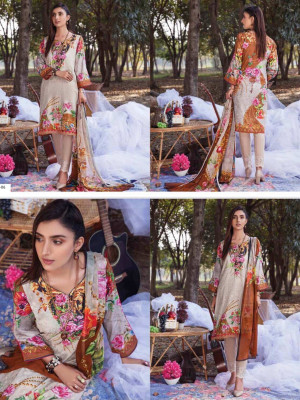 Dinar Digital Printed Lawn