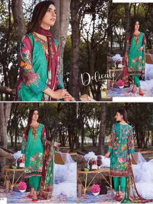 Dinar Digital Printed Lawn