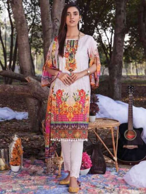 Dinar Digital Printed Lawn