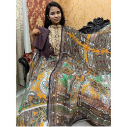 Zebaish Digital and Embroidered Lawn